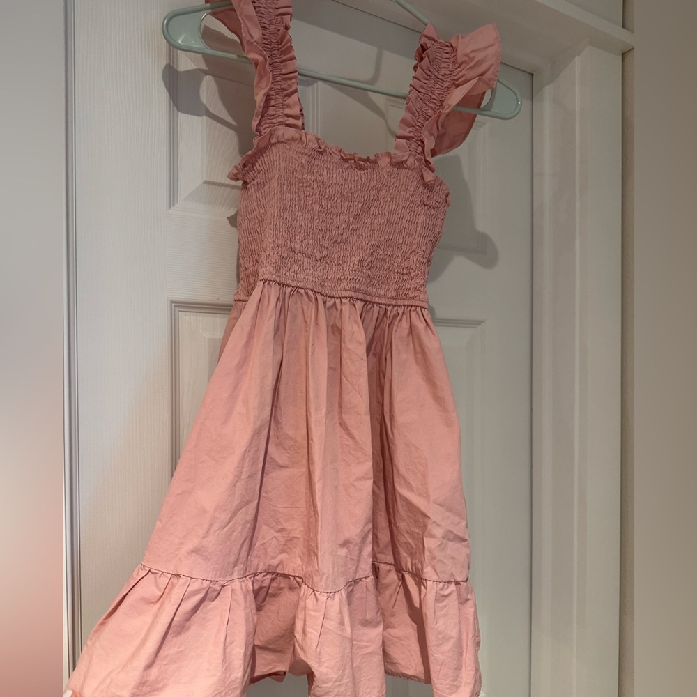 Miami Francesca’s Pink Ruffled Casual Dress